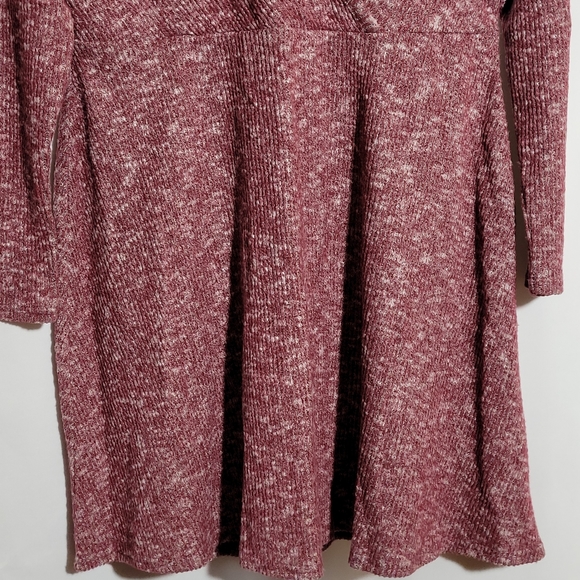 Urban Outfitters Wrap Dress - Heathered Burgundy - Picture 3 of 8